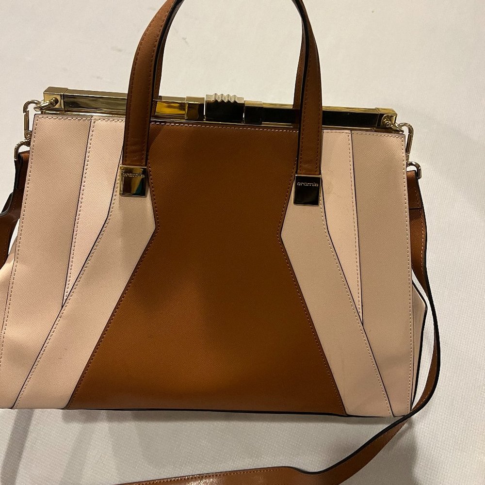 Cromia - Snap Clasp Convertible Satchel